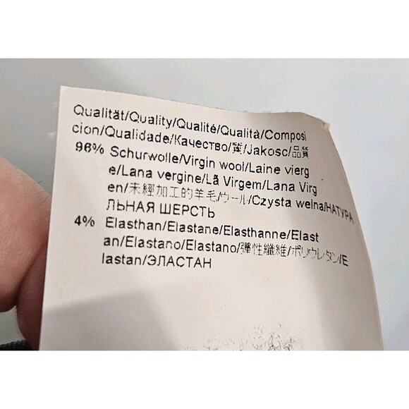 Boss Hugo Boss James Brown Gray Wool Blend Flat Front Dress Pants Size 33x29 - Picture 9 of 10